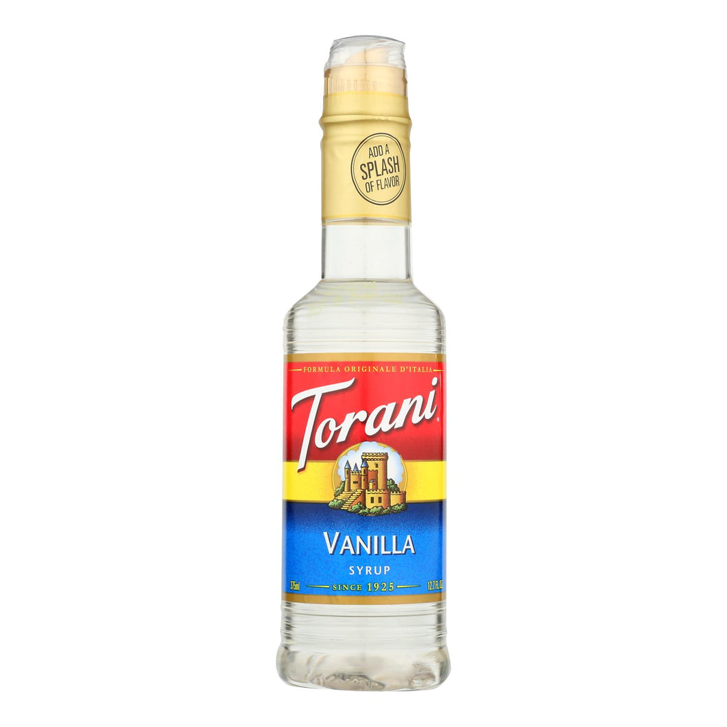 Torani - Coffee Syrup - Vanilla - Case Of 4 - 12.7 Fl Oz.