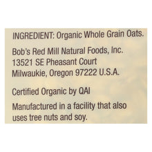 Load image into Gallery viewer, Bob&#39;s Red Mill - Organic Thick Rolled Oats - Gluten Free - Case Of 4-32 Oz