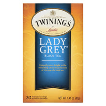Load image into Gallery viewer, Twinings Tea Black Tea - Lady Grey - Case Of 6 - 20 Bags