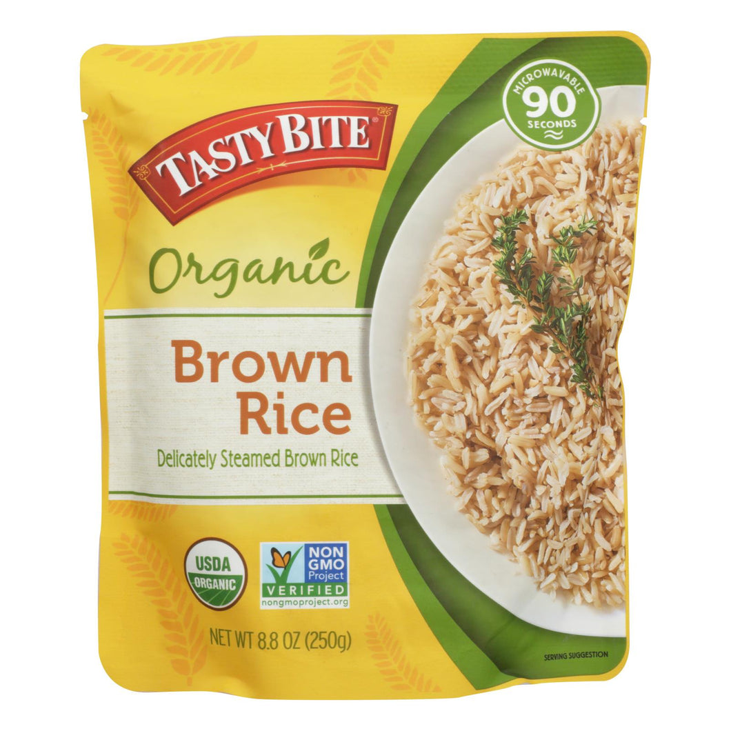 Tasty Bite - Rice Brown - Case Of 12 - 8.8 Oz
