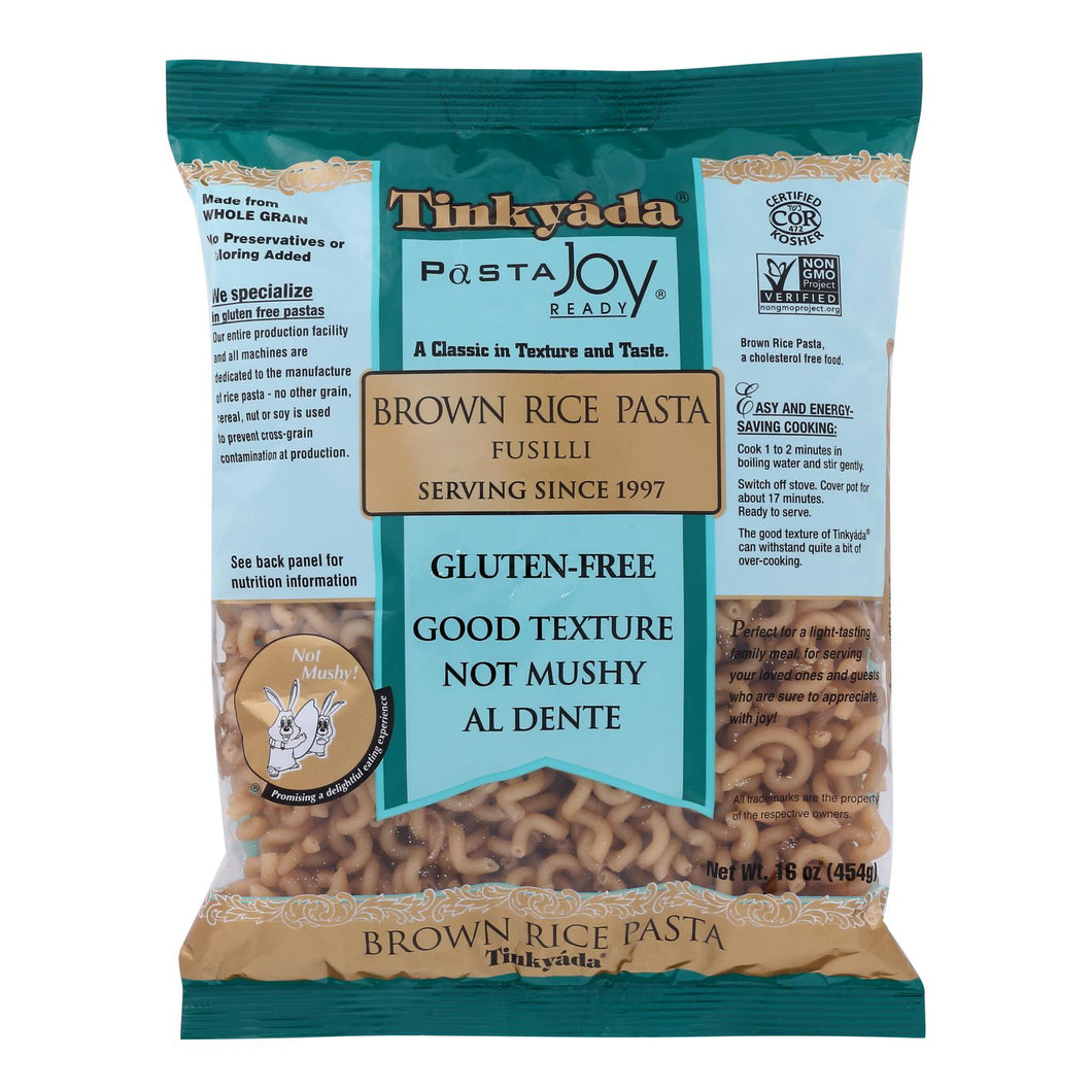 Tinkyada Brown Rice Pasta - Fusilli - Case Of 12 - 16 Oz