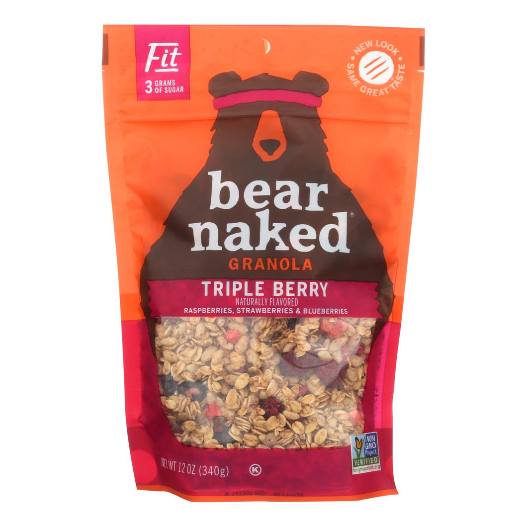 Bear Naked Granola - Triple Berry Fit - Case Of 6 - 12 Oz.