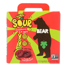 Load image into Gallery viewer, Bear - Real Fruit Yoyo Straw Apple - Case Of 6 - 3.5 Oz
