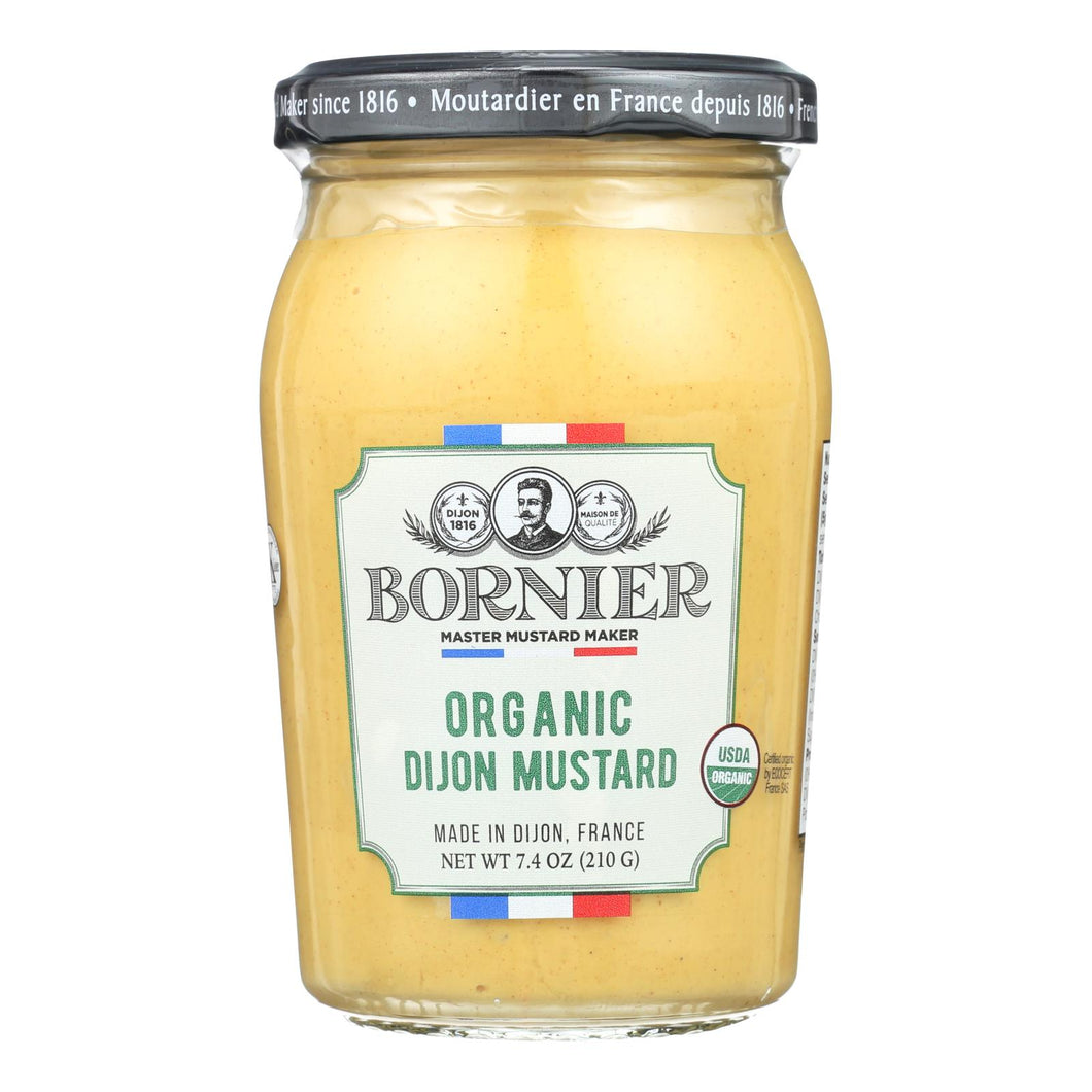 Bornier - Mustard - Organic Dijon - Case Of 6 - 7.4 Oz