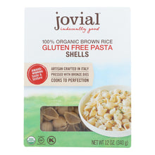Load image into Gallery viewer, Jovial - Organic Brown Rice Pasta - Shells - Case Of 12 - 12 Oz.