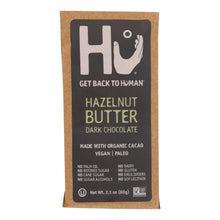 Load image into Gallery viewer, Hu - Dark Chocolate Bar Hazelnut Butter - Case Of 12-2.1 Oz