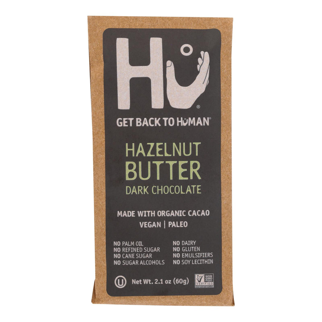 Hu - Dark Chocolate Bar Hazelnut Butter - Case Of 12-2.1 Oz