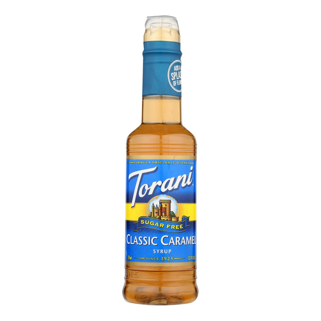 Torani - Coffee Syrup - Sugar Free Caramel - Case Of 4 - 12.7 Fl Oz.