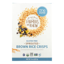 Load image into Gallery viewer, One Degree Organic Foods Sprouted Brown Rice - Crisps Cereal - Case Of 6 - 8 Oz.