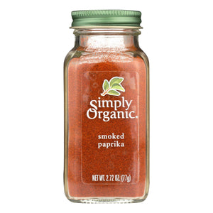 Simply Organic Smoked Paprika - Case Of 6 - 2.72 Oz.