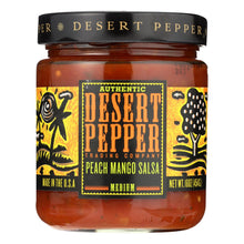 Load image into Gallery viewer, Desert Pepper Trading - Medium Hot Peach Mango Salsa - Case Of 6 - 16 Oz.