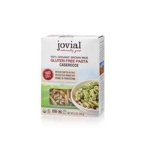 Jovial - Gluten Free Brown Rice Pasta - Caserecce - Case Of 12 - 12 Oz.