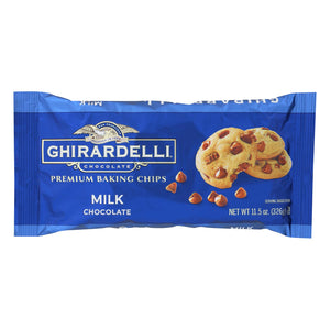 Ghirardelli Baking Chips - Milk Chocolate - Case Of 12 - 11.5 Oz.