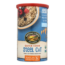 Load image into Gallery viewer, Nature&#39;s Path Oats - Organic - Steel Cut - Quick - Case Of 6 - 24 Oz