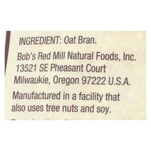 Load image into Gallery viewer, Bob&#39;s Red Mill - Oat Bran - Gluten Free - Case Of 4-16 Oz.