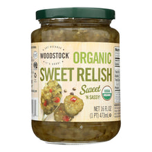 Load image into Gallery viewer, Woodstock Organic Sweet Relish - Case Of 12 - 16 Oz