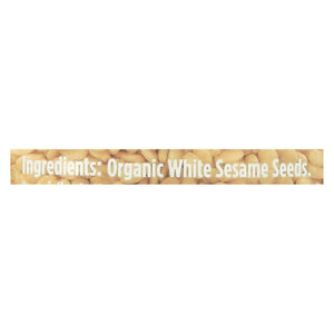 Spicely Organics - Organic Sesame - White - Case Of 3 - 2 Oz.
