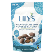 Load image into Gallery viewer, Lily&#39;s Sweets - Cvrd Almond Milk Chocolate Stevia - Case Of 12 - 3.5 Oz