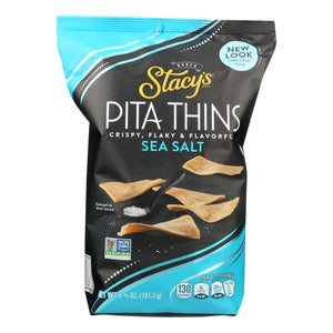 Stacy's Pita Chips Simply Naked Pita Chips - Case Of 8 - 6.75 Oz.