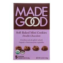 Load image into Gallery viewer, Made Good Soft Baked Mini Cookies - Double Chocolate - Case Of 6 - 4.25 Oz.