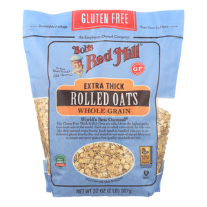 Bob's Red Mill - Thick Rolled Oats - Gluten Free - Case Of 4-32 Oz.