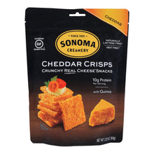 Load image into Gallery viewer, Sonoma Creamery Cheddar Crisps  - Case Of 12 - 2.25 Oz