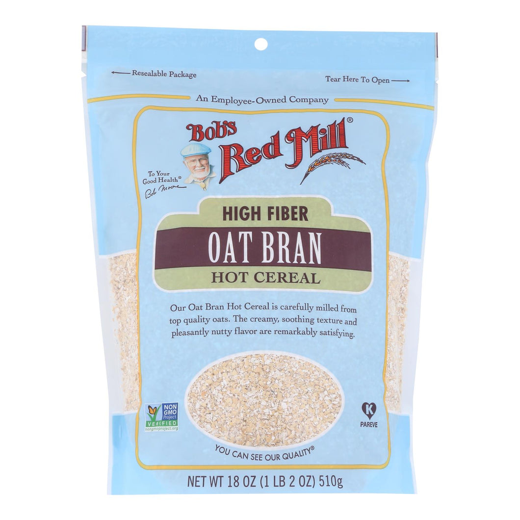 Bob's Red Mill - Oat Bran Hot Cereal - Case Of 4-18 Oz.