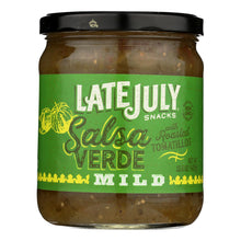 Load image into Gallery viewer, Late July Snacks Salsa - Verde - Case Of 12 - 15.5 Oz.