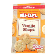 Load image into Gallery viewer, Midel Cookies - Vanilla Snaps - Case Of 8 - 10 Oz