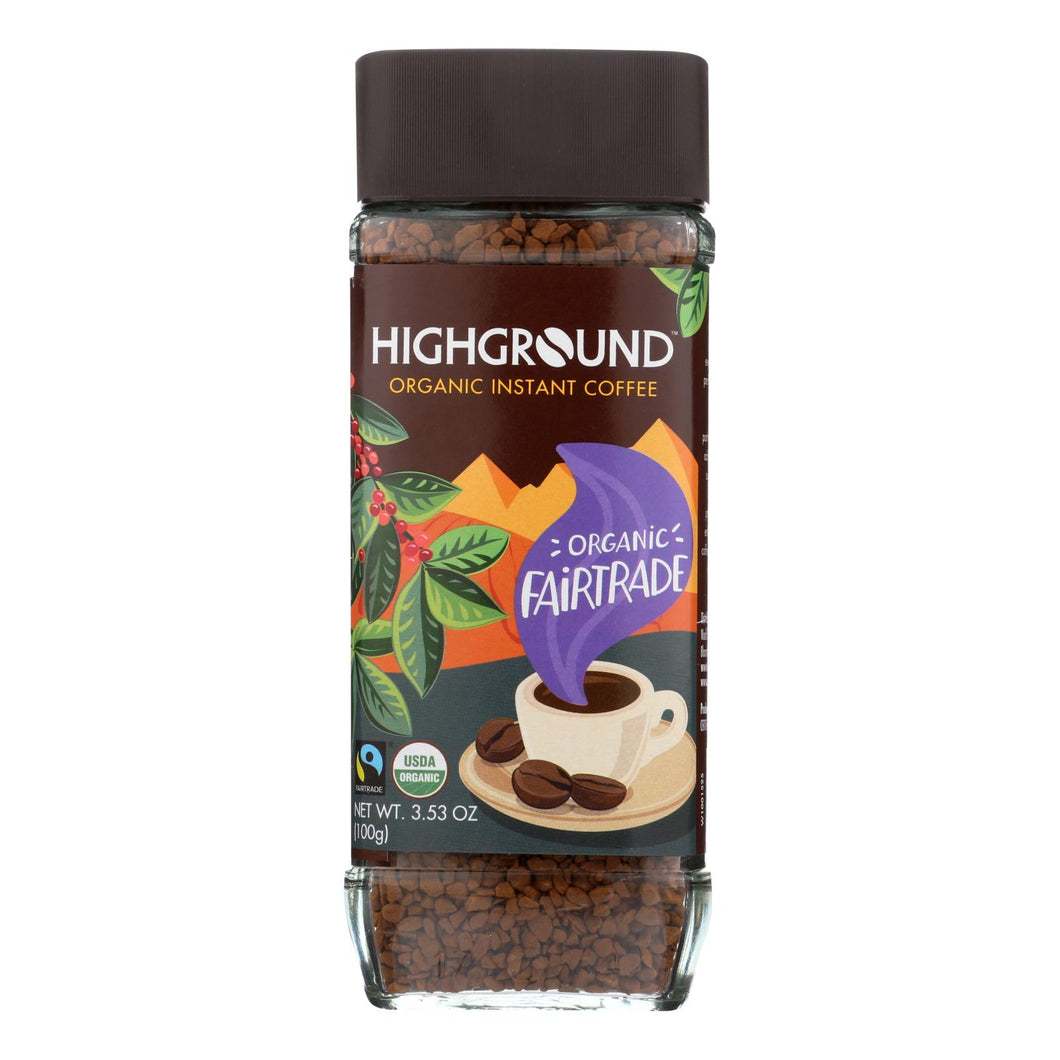 Highground - Coffee Regular Insnt - Case Of 6 - 3.53 Oz