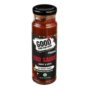 Good Food For Good - Bbq Sauce Sweet & Spicy - Case Of 6-9.5 Oz
