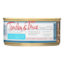 Load image into Gallery viewer, Tender &amp; True Cat Food Ocean Whitefish And Potato  - Case Of 24 - 5.5 Oz