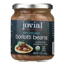 Load image into Gallery viewer, Jovial - 100 Percent Organic Borlotti Beans - Case Of 6 - 13 Oz