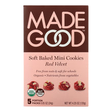 Load image into Gallery viewer, Made Good - Cookies Soft Mini Red Velvet - Case Of 6 - 4.25 Oz