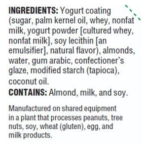 Woodstock Yogurt Almonds - Case Of 8 - 8.5 Oz