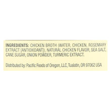 Load image into Gallery viewer, Pacific Natural Foods Chicken Broth - Free Range - Case Of 12 - 32 Fl Oz.