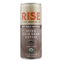Load image into Gallery viewer, Rise Brewing Co. Mocha Latte Nitro Cold Brew Coffee, Mocha Latte - Case Of 12 - 7 Fz