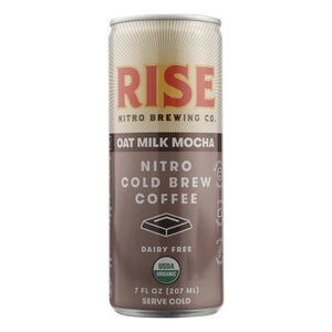 Rise Brewing Co. Mocha Latte Nitro Cold Brew Coffee, Mocha Latte - Case Of 12 - 7 Fz