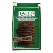Load image into Gallery viewer, Tate&#39;s Bake Shop Double Chocolate Chip Cookies - Case Of 12 - 7 Oz.