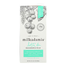 Load image into Gallery viewer, Milkadamia Macadamia Milk In Latte Da Barista - Case Of 6 - 32 Fz