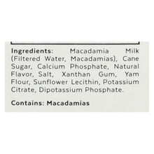 Load image into Gallery viewer, Milkadamia Macadamia Milk In Latte Da Barista - Case Of 6 - 32 Fz