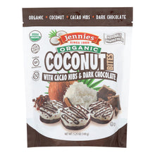 Load image into Gallery viewer, Jennies Coconut Bites - Organic - Cacao Chocolate - Case Of 6 - 5.25 Oz