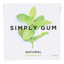 Load image into Gallery viewer, Simply Gum - Gum Spearmint - Case Of 12 - 15 Ct