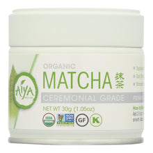 Load image into Gallery viewer, Aiya Tea - Organic Matcha - Ceremonial Grade - Case Of 6 - 30 Grm