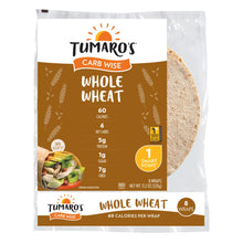 Load image into Gallery viewer, Tumaro&#39;s 8-inch Whole Wheat Carb Wise Wraps - Case Of 6 - 8 Ct
