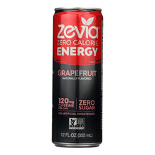 Load image into Gallery viewer, Zevia Zero Calorie Energy Drink - Grapefruit - Case Of 12 - 12 Fl Oz