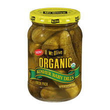 Load image into Gallery viewer, Mt Olive Pickle Co Kosher Baby Dills - Case Of 6 - 16 Fz