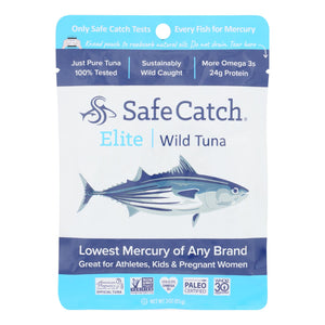 Safe Catch - Tuna Elite Wild Ss Pouch - Case Of 12 - 3 Oz