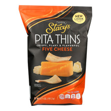 Load image into Gallery viewer, Stacy&#39;s Pita Chips 5 Cheese Pita Crisps - Cheese - Case Of 8 - 6.75 Oz.