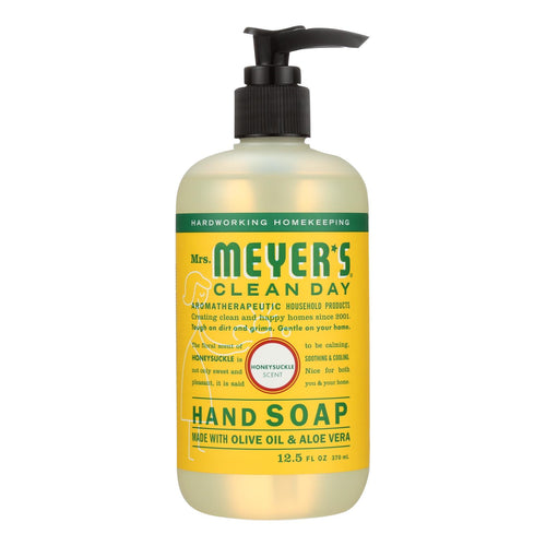 Mrs. Meyer's Clean Day - Liquid Hand Soap - Honeysuckle - Case Of 6 - 12.5 Oz
